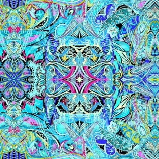 Concertina Blue Multi